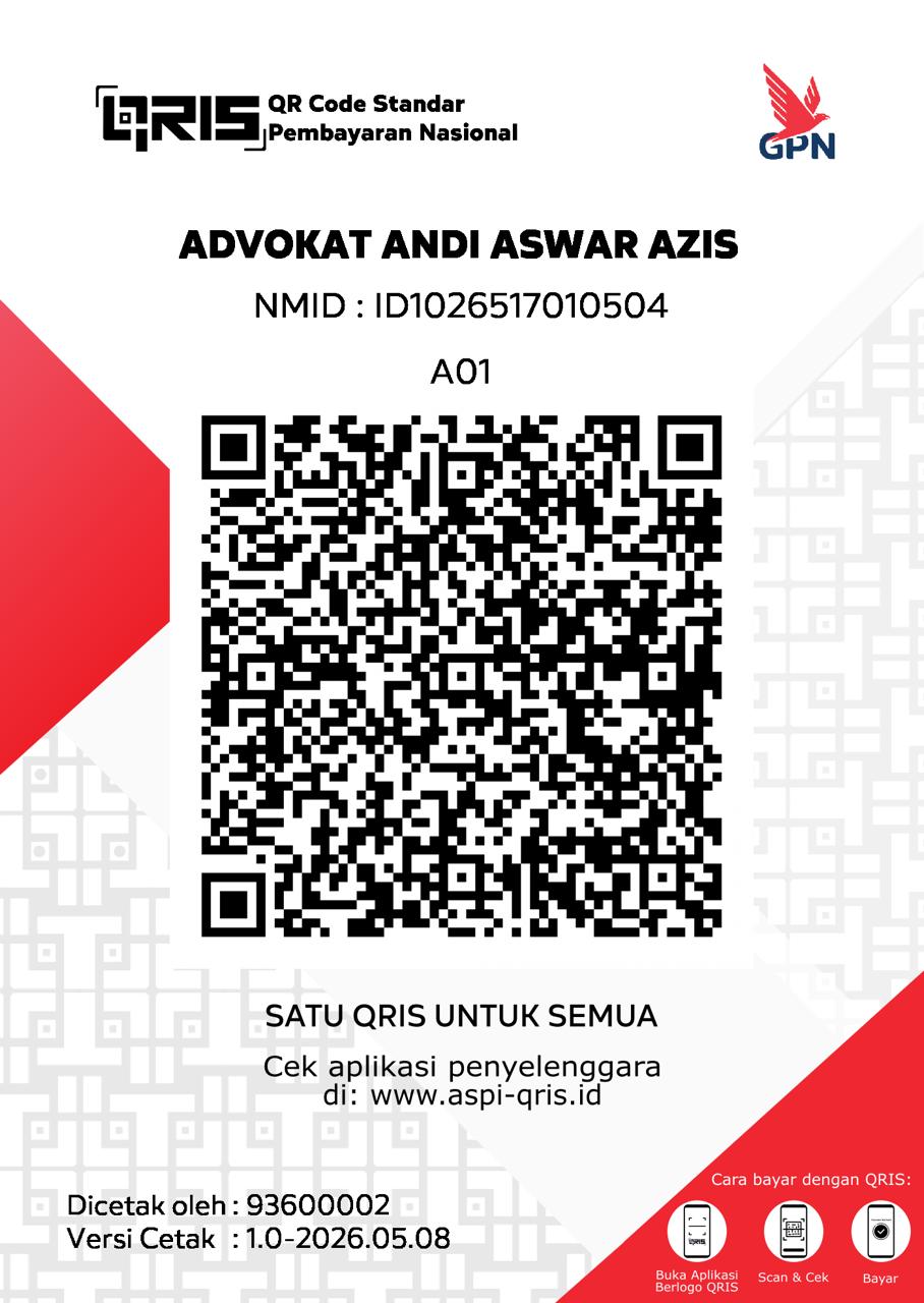 QRIS Pembayaran Resmi Kantor Hukum